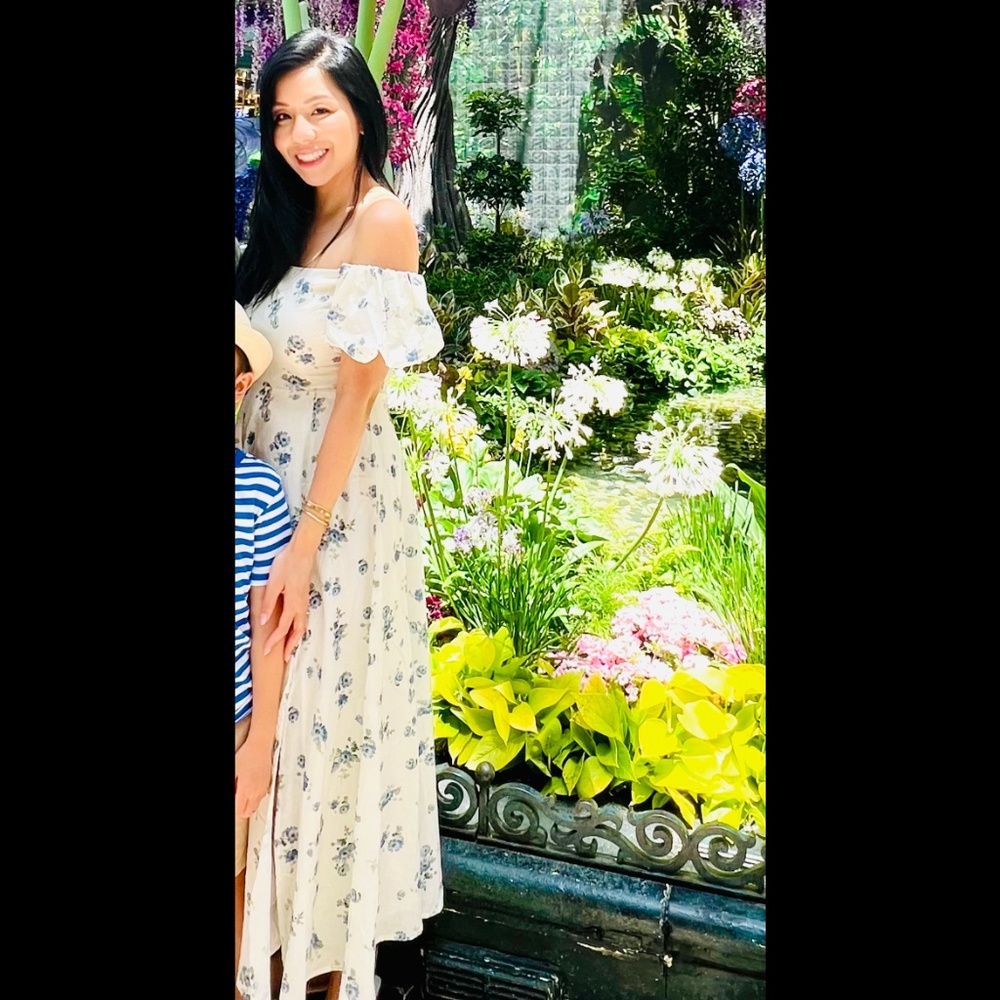 Astr the Label Off the Shoulder A line Dress - sold out in stores!